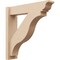 Ekena Millwork 6-in W x 26-in D x 26-in H Funston Trad Rough Cedar Woodgrain TimberThane Outlooker, Primed Tan OUTUR060X26X26FST04RCPR - alternate 1